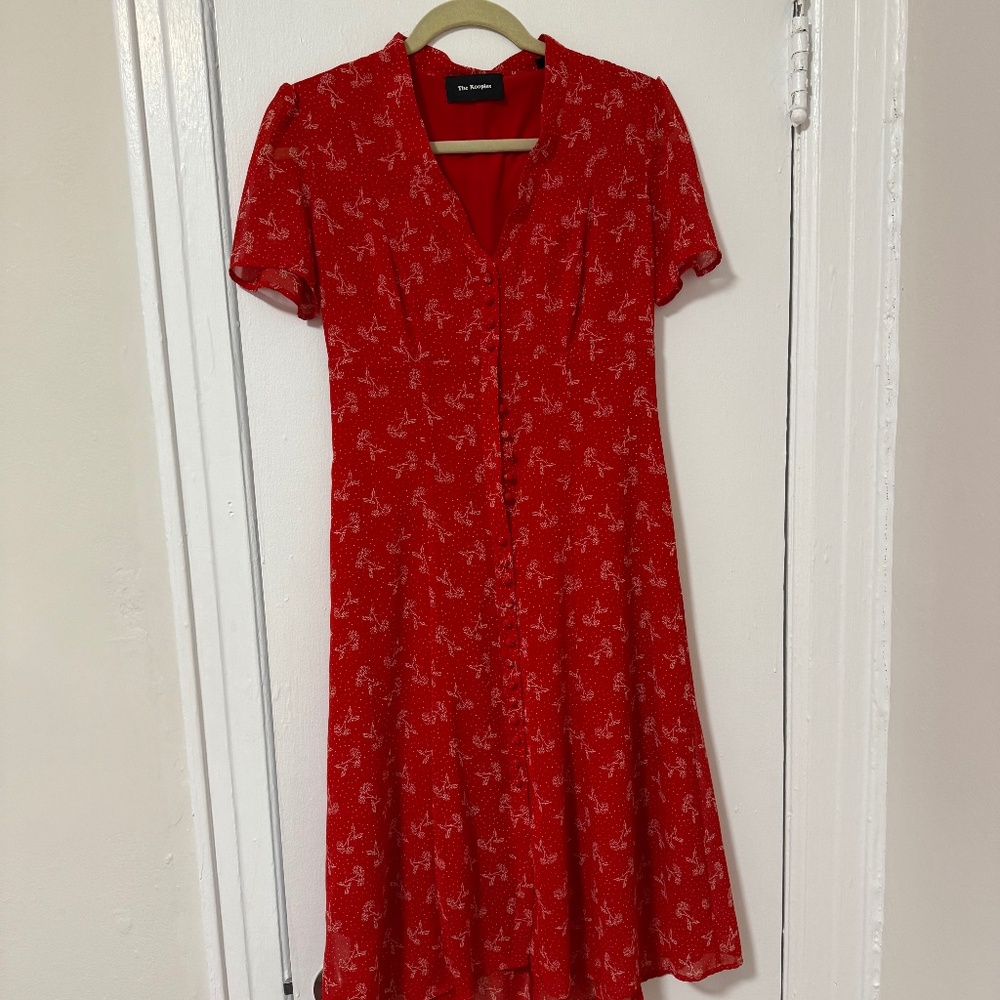 Kooples Red midi dress